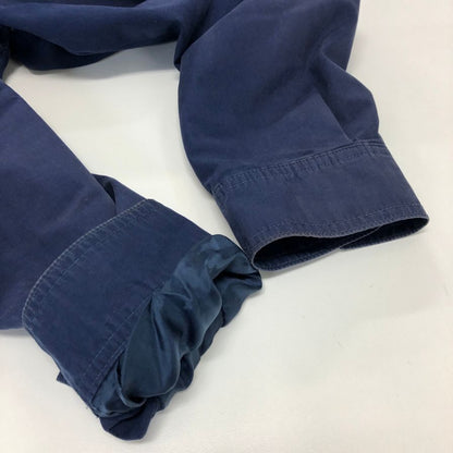 中古◆ポロ ラルフローレン スウィングトップ 裏地チェック ネイビー メンズ サイズXS Polo Ralph Lauren 【AFB29】