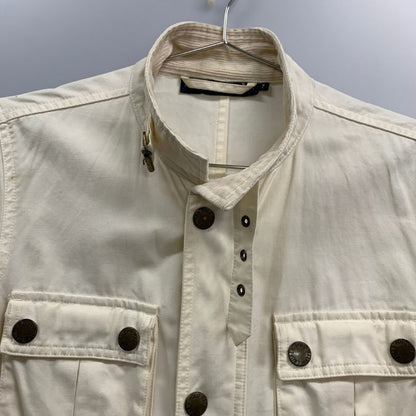 中古◆ポロ ラルフローレン ハンティングジャケット 90年代 ホワイト レディース サイズ7 Polo Ralph Lauren 【AFB45】