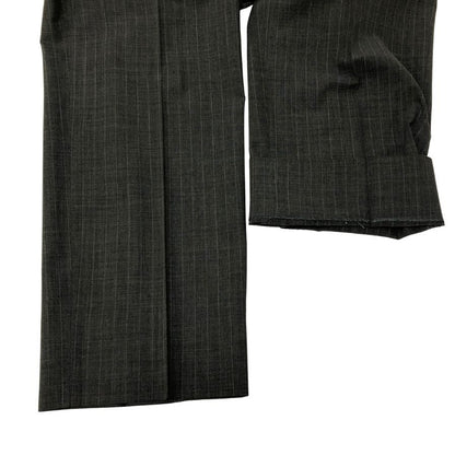 ブルックスブラザーズ スーツ 段返り3Bジャケット グレー ストライプ メンズ サイズ39REG Brooks Brothers【AFG1】