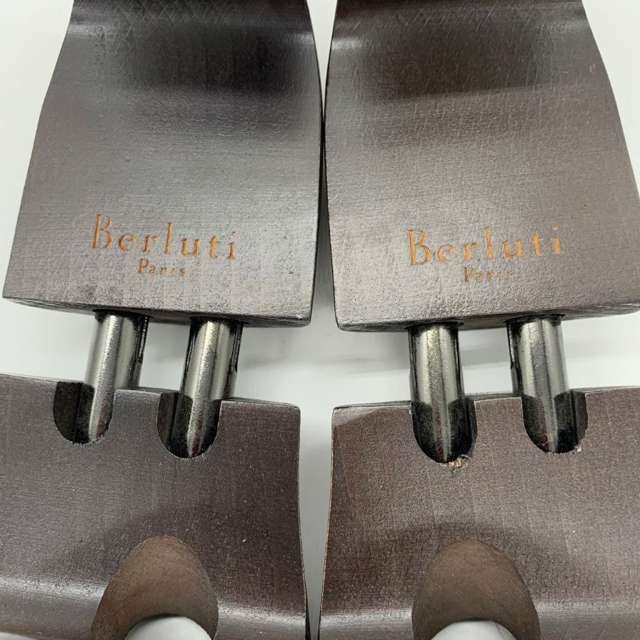 ベルルッティ 木製 シューツリー フランス製 サイズ8F ブラウン Berluti 約26.5cm【YB5】