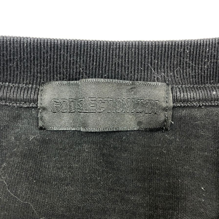 中古◆ゴッドセレクション トリプルエックス Tシャツ プリントデザイン ブラック メンズ サイズ表記無し GOD SELECTION XXX 【AFB39】