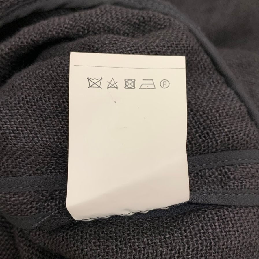極美品◆トムフォード 長袖 トップス リネン100% レディース サイズ44 ブラック TOM FORD 【AFB1】