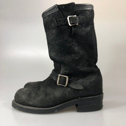 チペワ 91069 エンジニアブーツ スエード ブラック サイズUS7.5E メンズ CHIPPEWA 約25.5cm【AFI30】