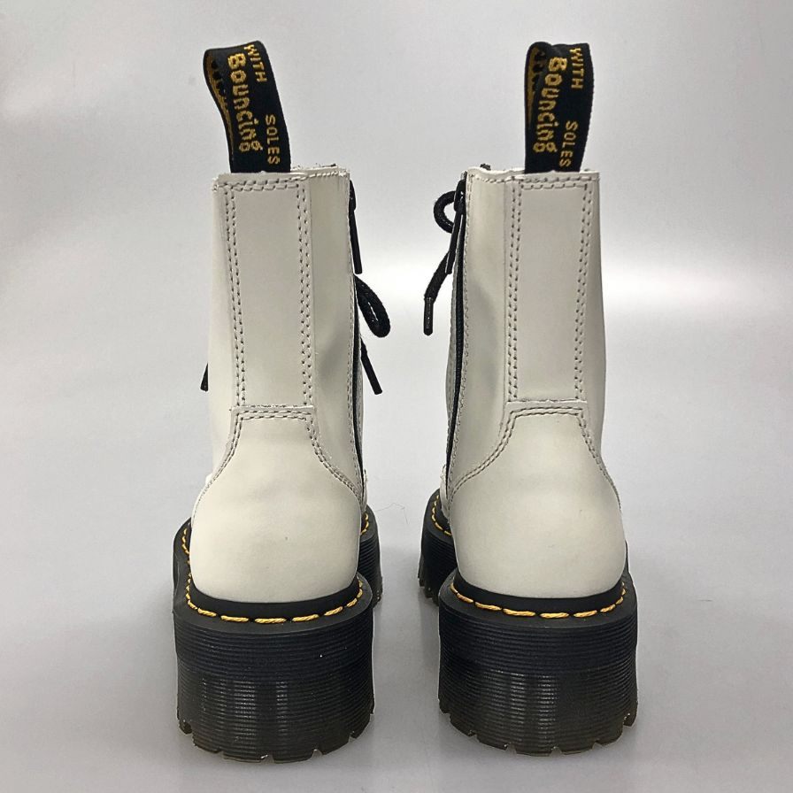 ドクターマーチン レースアップブーツ ジェイドン サイドジップ レザー 15265100 ホワイト レディース サイズUK4 Dr.MARTENS JADON 約23.0cm【AFD6】