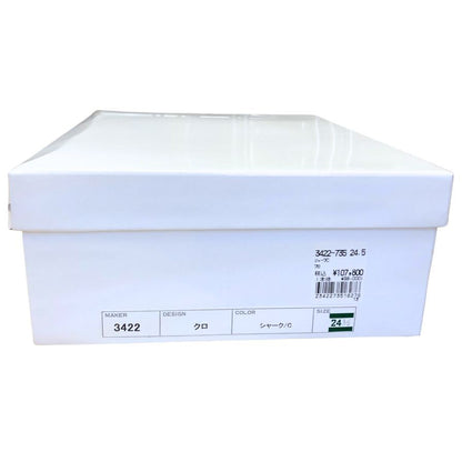新宿屋 レザーブーツ シャーク 3422-795 ブラック 24.5cm レディース shinjukuya 約24.5cm【7F1】