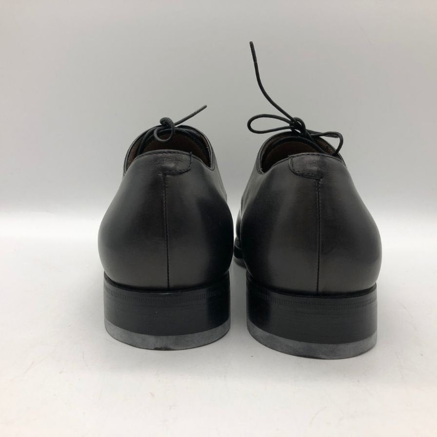 シルバノサセッティ プレーントゥ レザーシューズ ブラック サイズ6 メンズ SILVANO SASSETTI 約25.0cm【AFD13】