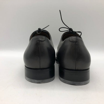 シルバノサセッティ プレーントゥ レザーシューズ ブラック サイズ6 メンズ SILVANO SASSETTI 約25.0cm【AFD13】