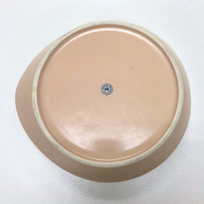 ミナペルホネン プレート こどものうつわ 陶器 ピンク系 キッズ mina perhonen【AFI28】【中古】