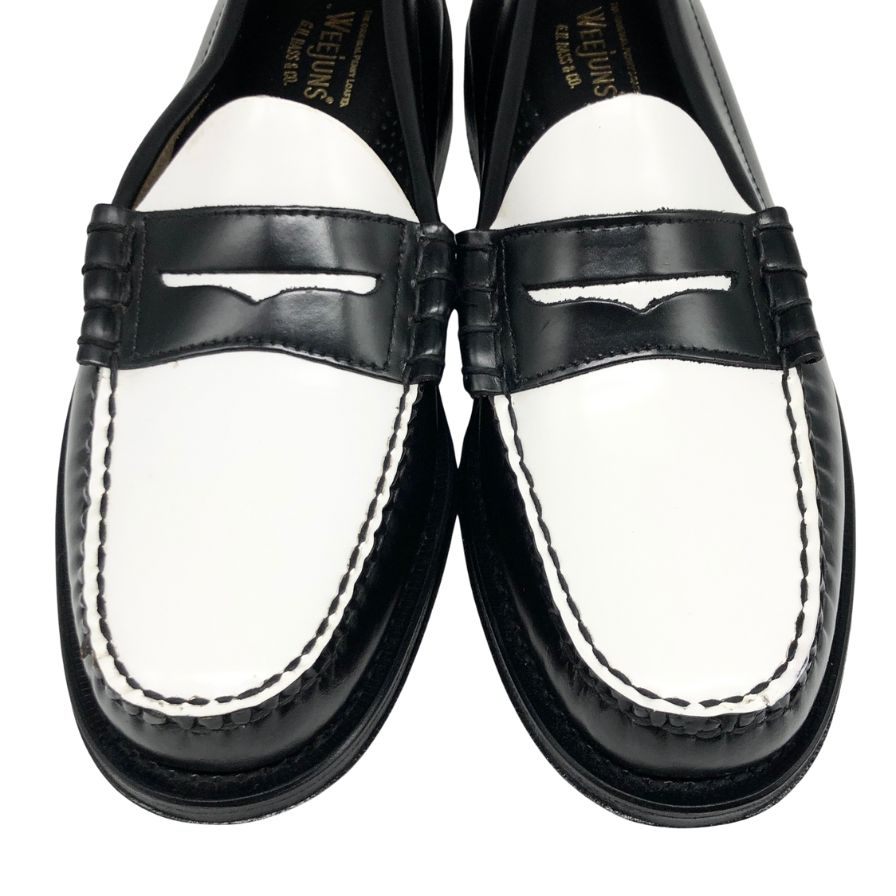 美品　ghbass ローファー black white 26.5cm相当 楽天市場】ホワイト（ブランドG.H.BASS）の通販