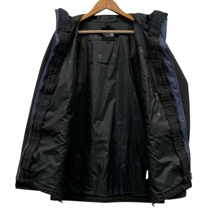 中古◆ザ ノースフェイス マウンテンライトジャケット デニム ゴアテックス NP12032 サイズL ブラック×ネイビー メンズ THE NORTH FACE 【AFA24】