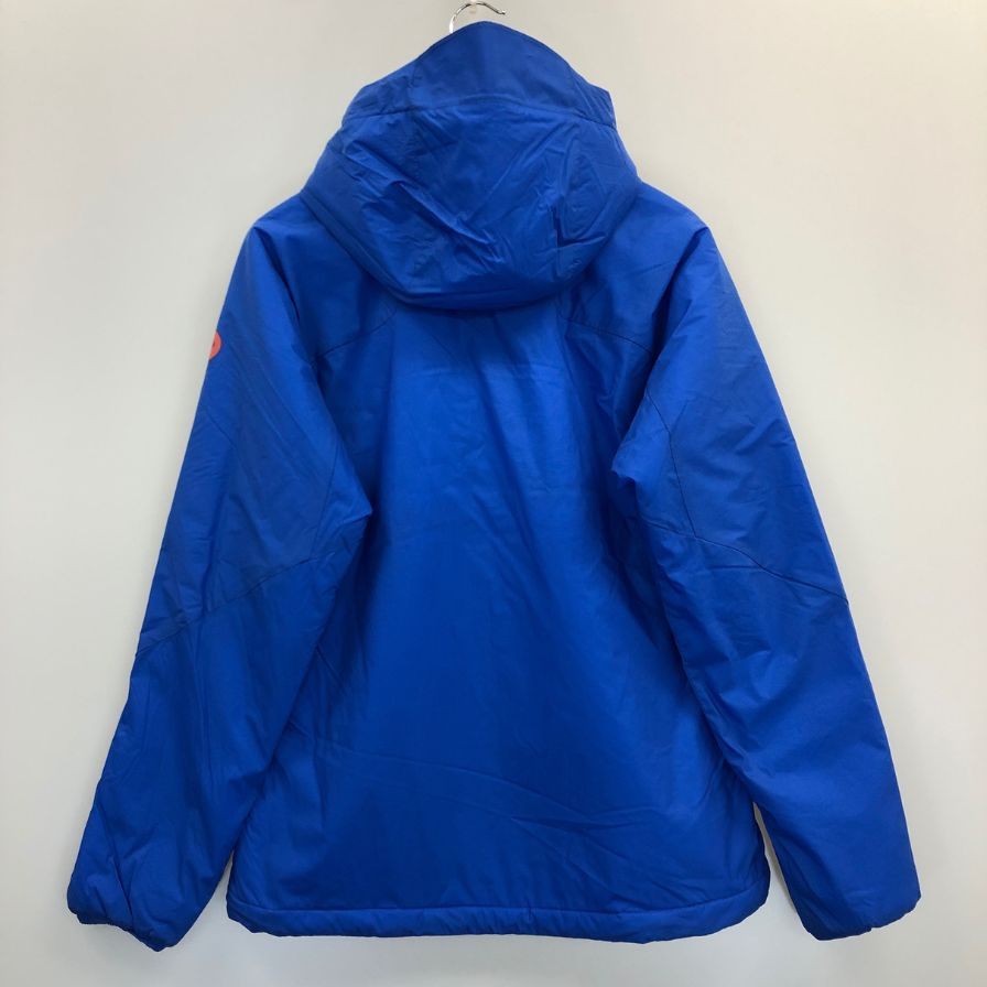 美品◆マーモット 中綿ジャケット ジップアップ ブルー メンズ サイズM Marmot 【AFB26】