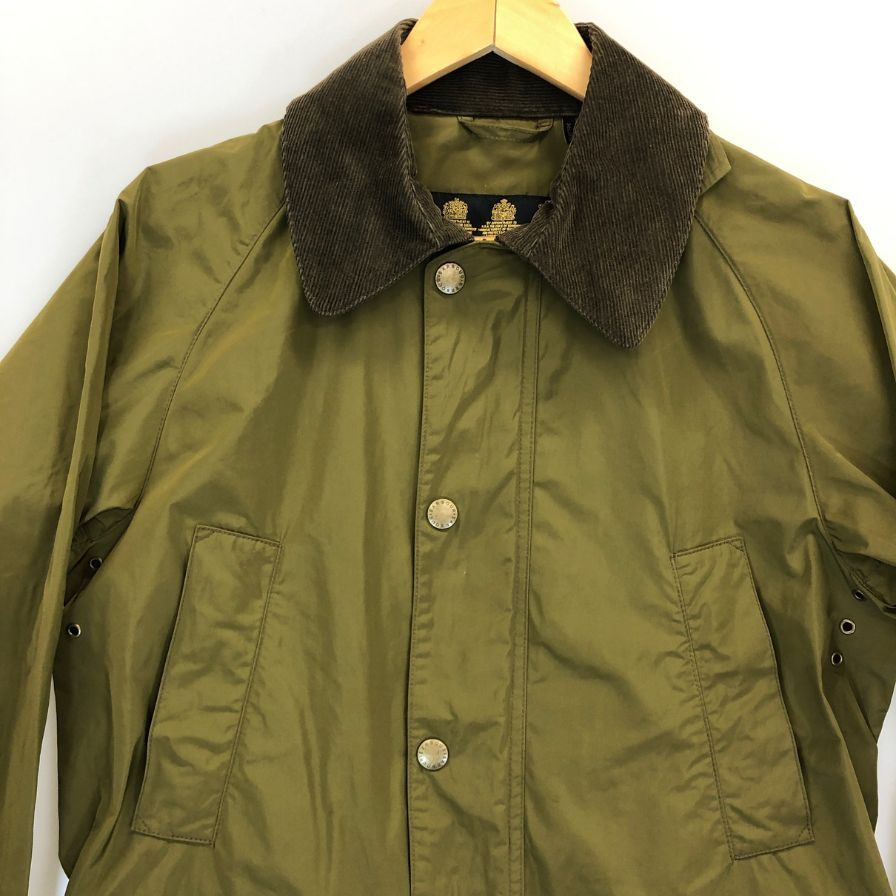極美品◆バブアー ビデイル ノンオイルド コットンナイロンクロス ジャケット グリーン系 サイズ36  Barbour 【AFB14】