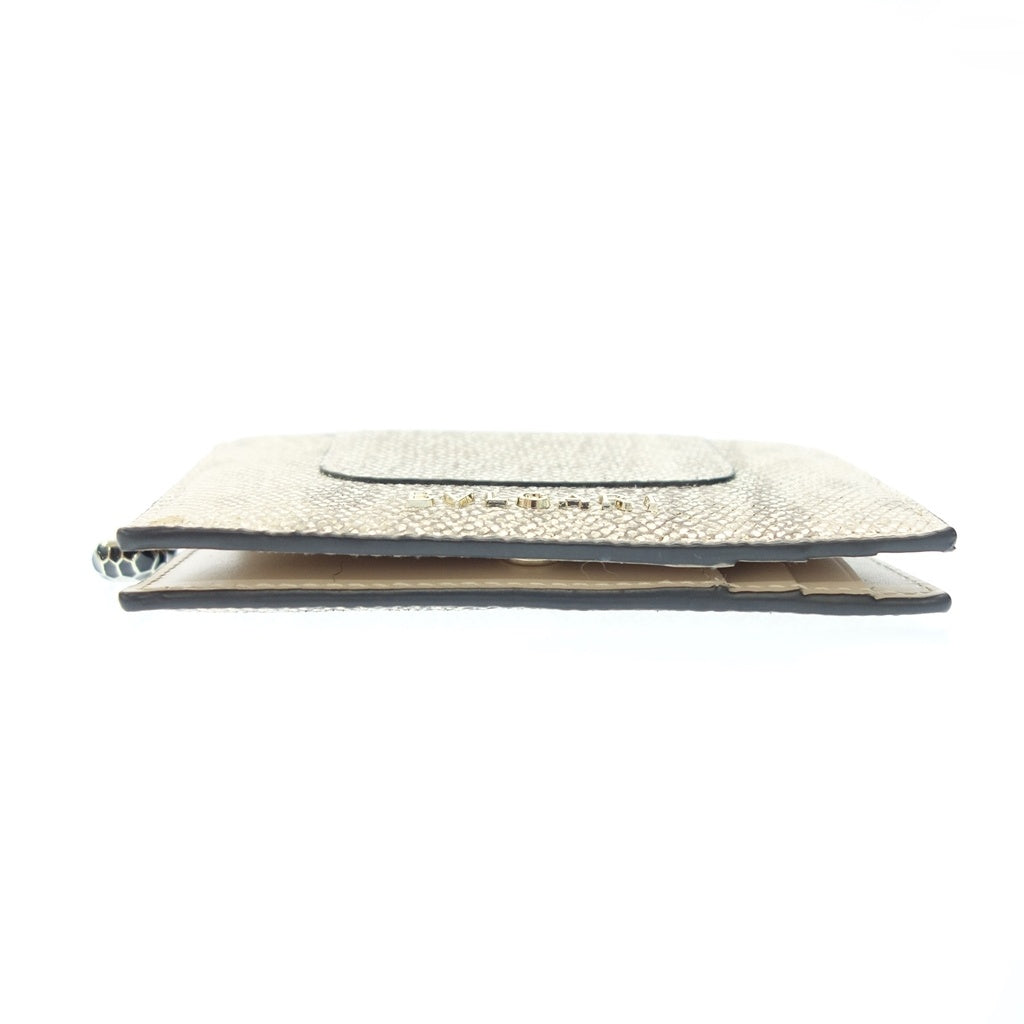 Bvlgari 美品 セルペンティ フォーエバー S カードケース付 BVLGARI ブルガリ セルペンティ フォーエバー 二つ折り財布