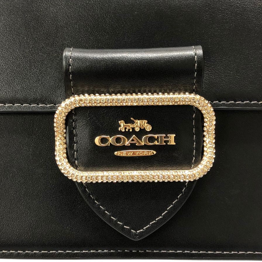 コーチ ショルダーバッグ  C0924 モーガン スクエア クロスボディ ブラック レディース COACH【AFE10】