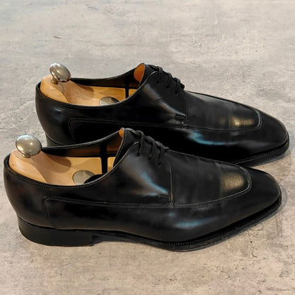 ジョンロブ レザーシューズ ウェルハム Uチップ カーフ 8000ラスト ブラック メンズ サイズUK6.5EE JOHN LOBB WELHAM ビジネスシューズ 約25.0cm【LA】【中古】