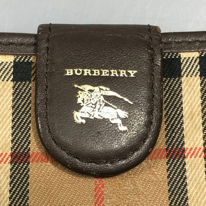 バーバリ― キーケース ノバチャック柄 4連 ボタン ユニセックス ブラウン Burberry【AFI11】
