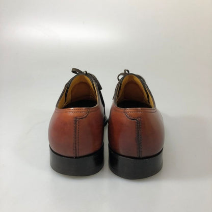 カルミナ パンチドキャップトゥダービー メンズ  ブラウン サイズUK6.5  Carmina 約25.0cm【AFD14】