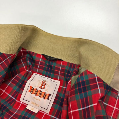 中古◆バラクータ ブルゾン ハリントンジャケット G9 スウィングトップ メンズ ベージュ サイズ36 BARACUTA 【AFB3】