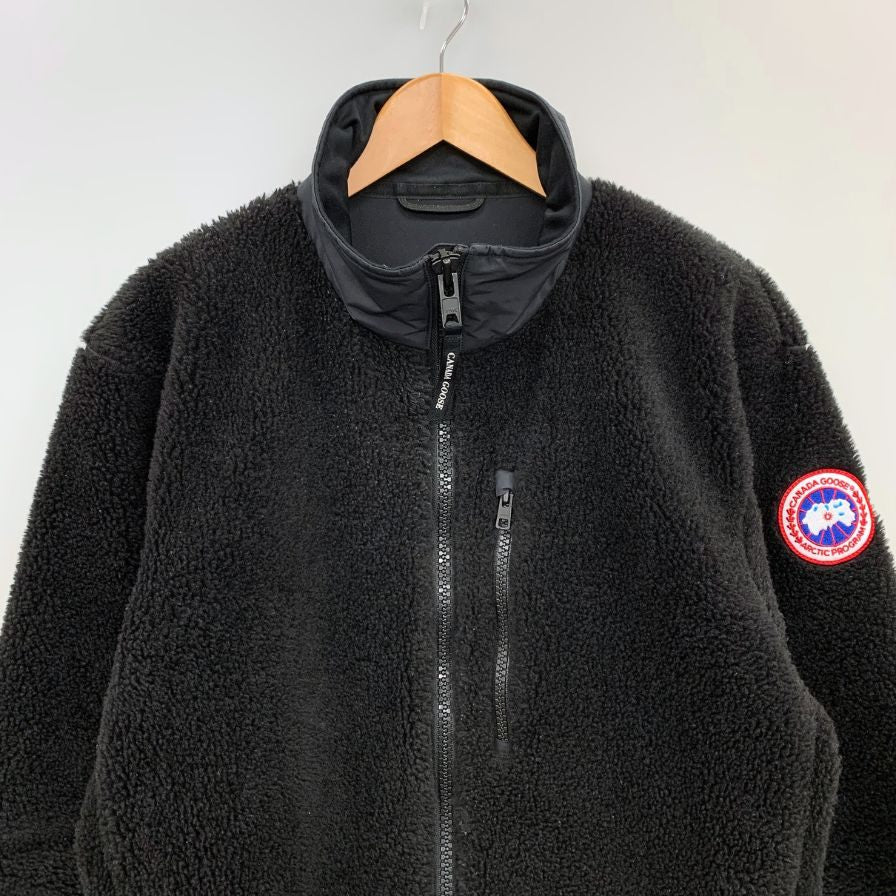 中古◆カナダグース 7017M ケローナジャケット カインドハイパイルフリース ブラック Mサイズ CANADA GOOSE 【AFA4】