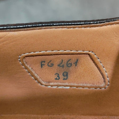 クロケット&ジョーンズ タッセルローファー ウェンドーバー スエード ブラウン メンズ サイズUK7E CROCKETT&JONES ローファー 約25.5cm【LA】【中古】