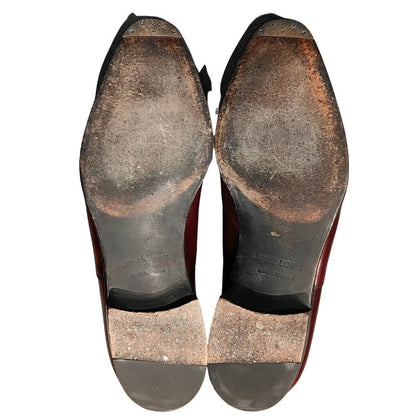 ジョンロブ レザーシューズ シートン プレーントゥ カーフ バーガンディ サイズ7E メンズ JOHN LOBB SEATON ビジネスシューズ 約26.0cm【LA】【中古】