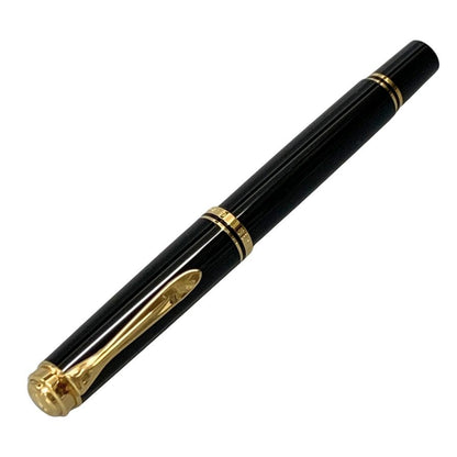 ペリカン 万年筆 スーベレーン ペン先14C-585 ブラック×ゴールド Pelikan Souveran【AFI15】
