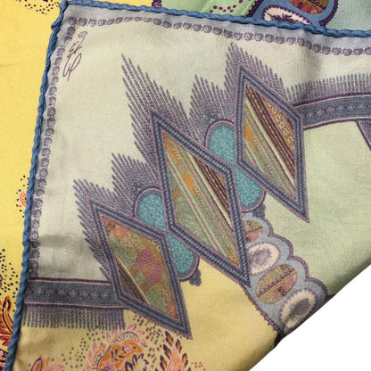 エトロ スカーフ ブルー系 マルチカラー ETRO【AFI12】