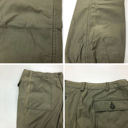 サージュデクレ カーゴパンツ 裾リプ ジョガータイプ メンズ サイズL カーキ SAGE DE CRE 【AFB35】