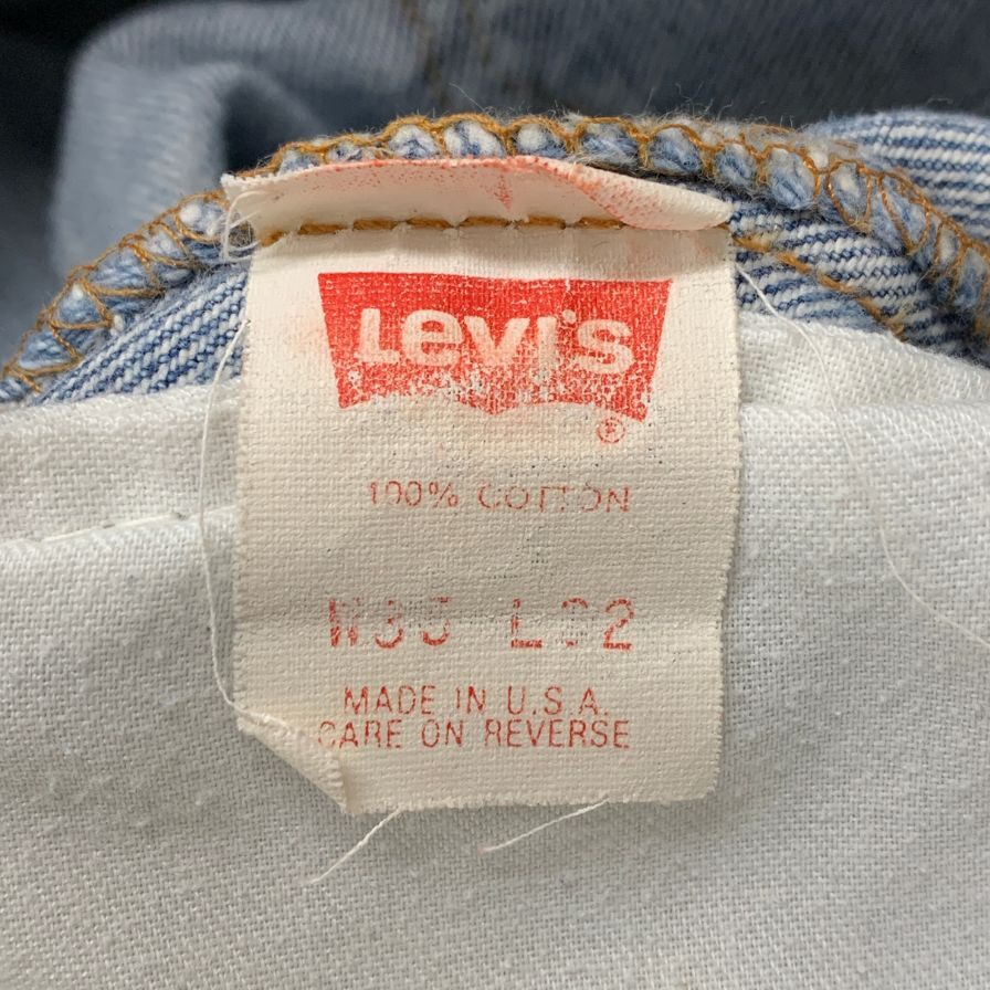 リーバイス デニムパンツ ジーンズ 501XX W36L32 ボタン裏524 ブルー系 Levi's 【AFB34】