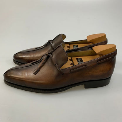 ベルルッティ ローファー レザーシューズ タッセル メンズ サイズ6.5 ブラウン系 BERLUTI ローファー 約25.5cm【LA】【中古】