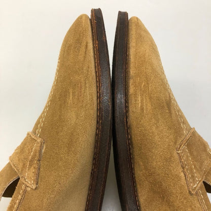オールデン ユナイテッドアローズ別注 ペニーローファー サンド スエード 3452UF ブラウン メンズ サイズ8.5 Alden UNITED ARROWS ローファー 約26.5cm【LA】【中古】