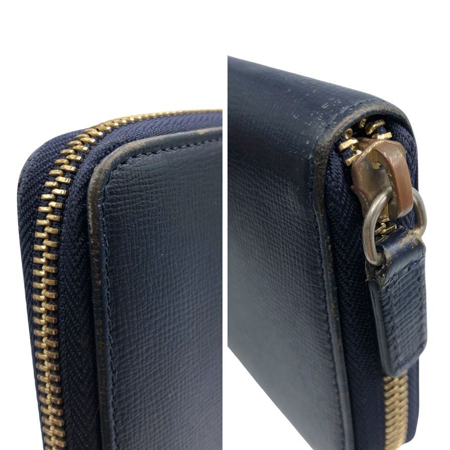 ダンヒル 長財布 ベルグレイブ ラウンドファスナー レザー ネイビー dunhill【AFI27】