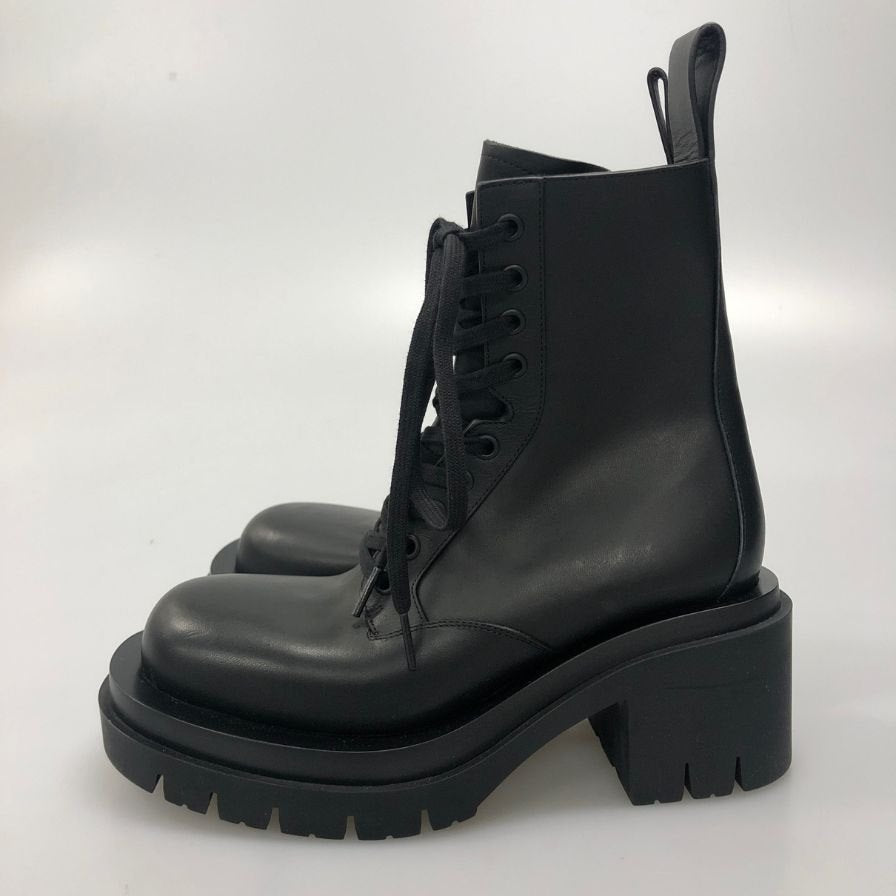 ボッテガヴェネタ ブーツ LUG ANKLE ブラック サイズ36 レディース BOTTEGA VENETA 約22.5cm【AFD9-2】