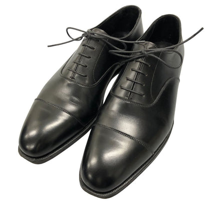 クロケット&ジョーンズ オードリー レザーシューズ 9447 ストレートチップ 337ラスト サイズ7D メンズ ブラック CROCKETT&JONES AUDLEY ビジネスシューズ 約25.5cm【LA】【中古】