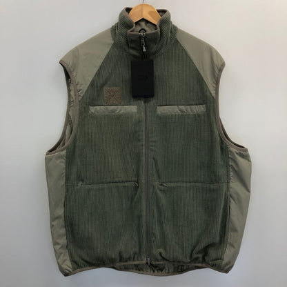 新品同様◆ダイワピア39 リバーシブルベスト TECH REVERSIBLE MIL ECWCS STAND VEST グレーカーキ メンズ サイズM BE-62023WDAIWA PIER39 【AFB4】