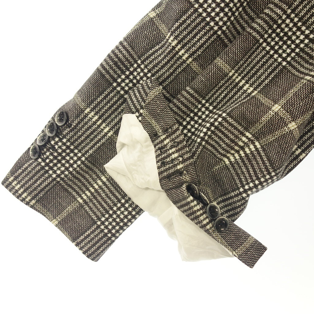 Good Condition◆CIRCOLO Jersey Jacket 1901 Plaid Pattern Men's Gray Size 48 CIRCOLO [AFB40] 