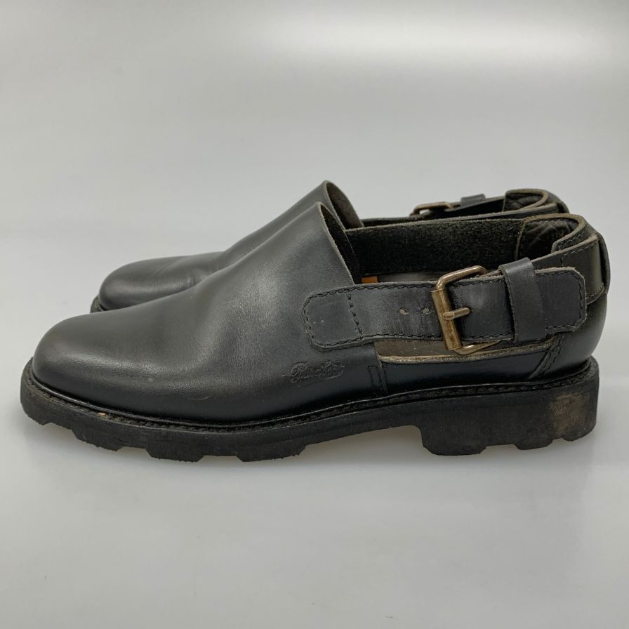 パラブーツ バックストラップサンダル ブラック メンズ サイズ5 Paraboot スリッポン 約24.0cm【LA】【中古】