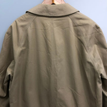 中古■バーバリー バルカラーコート 旧タグ イングランド製 ベージュ メンズ サイズ表記なし Burberry 【AFA3】