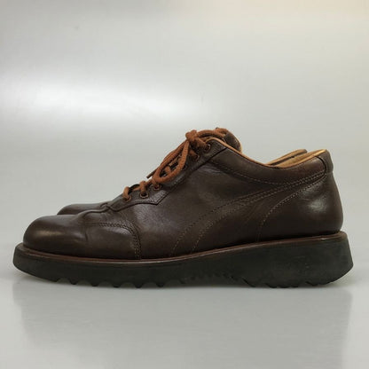 トリッカーズ レザースニーカー ブラウン カーフ サイズUK6 メンズ Tricker’s 約25.0cm【AFC7】