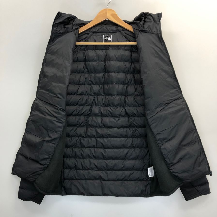 新品同様◆ザ ノースフェイス 中綿ジャケット レッドランフーディ NY82576 ブラック メンズ サイズL THE NORTH FACE 【AFF22】