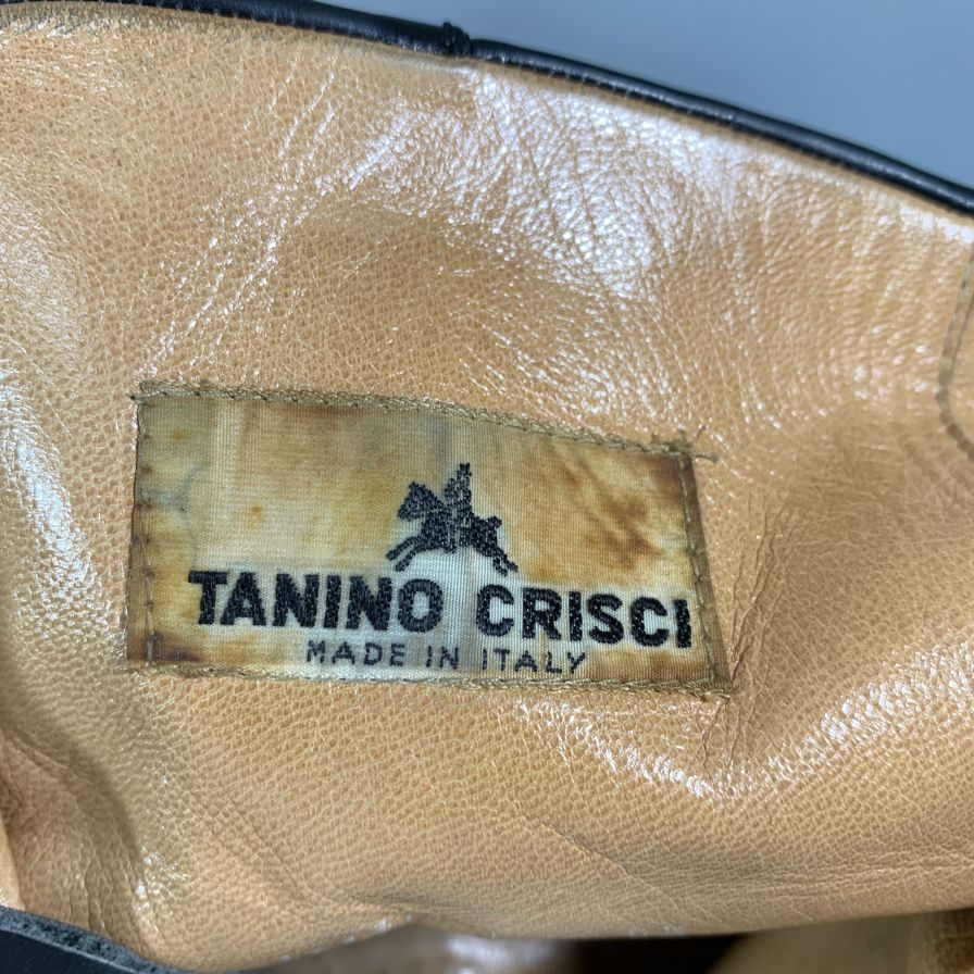 タニノクリスチー ショート ヒールブーツ ブラック レディース サイズ 5ハーフ TANINO CRISCI 約22.5cm【YB2】