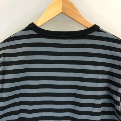 極美品◆アニエスベー オム 長袖Tシャツ ボーダー メンズ サイズ1 agnès b. HOMME 【AFB4】