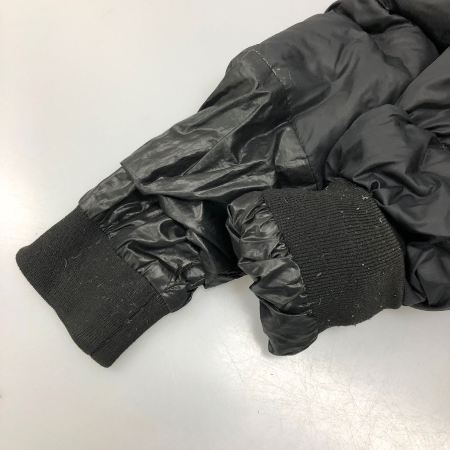 中古■モンクレール ダウンコート LUCIE ラクーンファー ブラック レディース サイズ2 MONCLER 【AFA13】