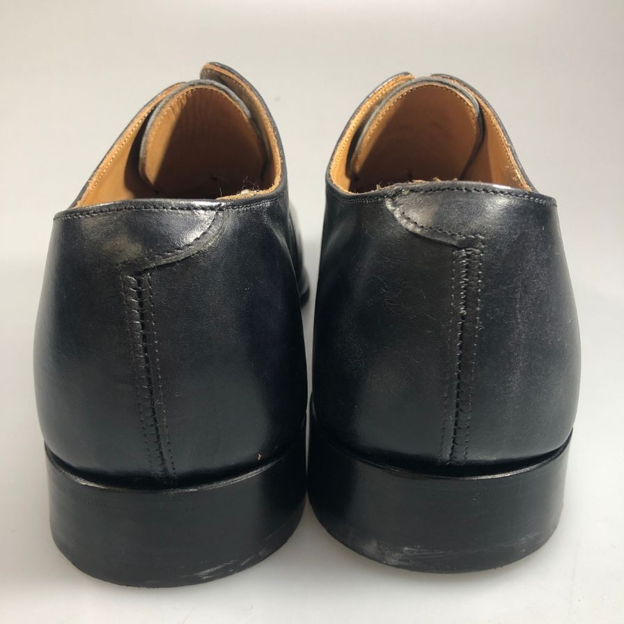 トリッカーズ レザーシューズ ストレートチップ カーフ ブラック 8042 ブラック メンズ サイズ 7.5 Tricker`s APPLETON ビジネスシューズ 約25.5cm【LA】【中古】
