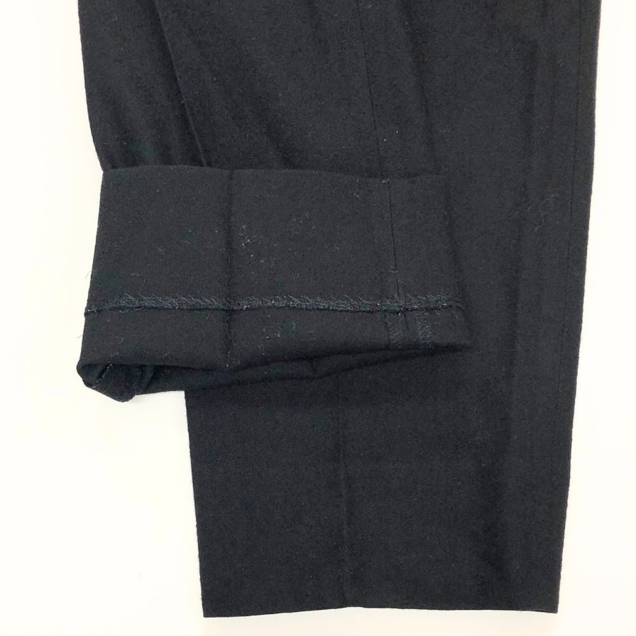 コムデギャルソン オム AD2001 ウールスラックス メンズ ブラック サイズS COMME des GARCONS HOMME 【AFB13】