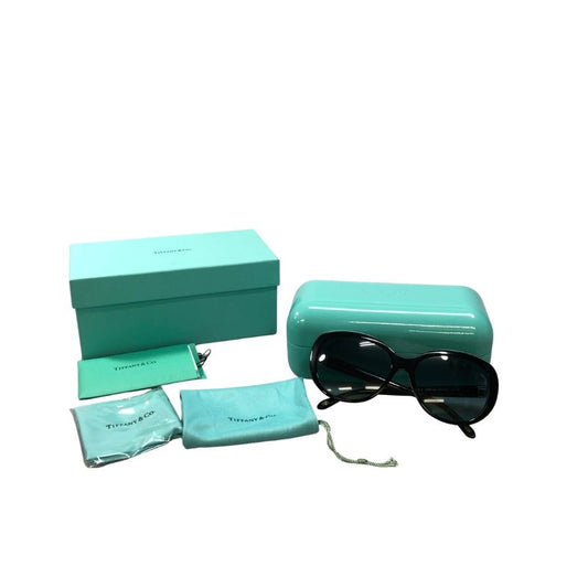 ティファニー サングラス ブルー×ブラック TF 4122-F 8055/9S 56□16 140 2N TIFFANY&Co.【AFI23】