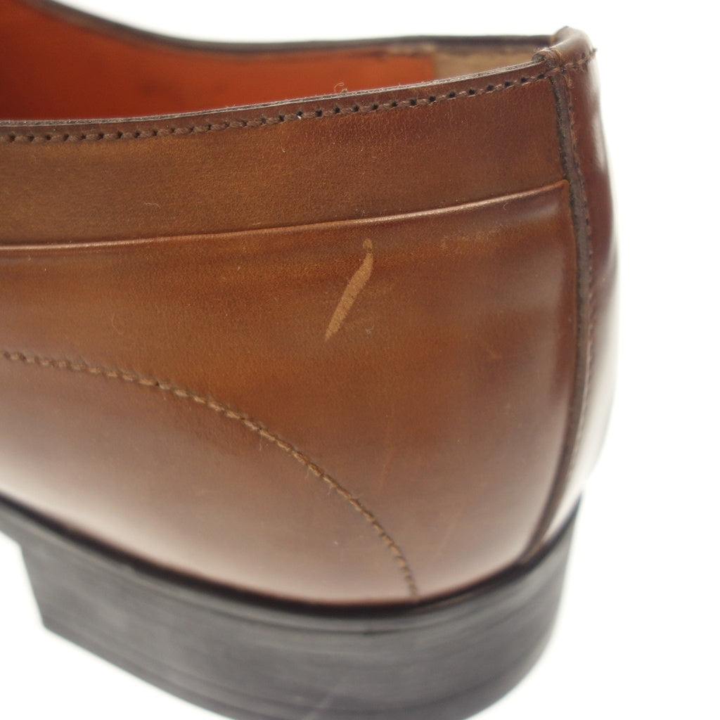 跟新品一样◆Santoni 系带鞋直尖头男式棕色 8 号 15346 Santoni [AFD6] 