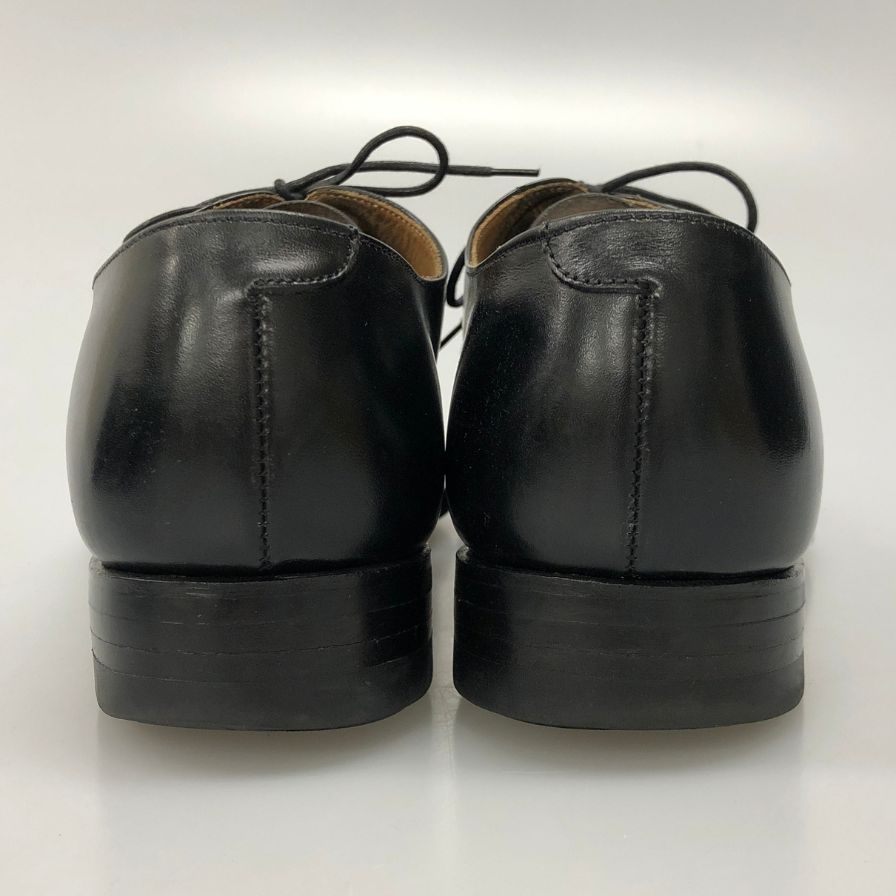 クロケット&ジョーンズ シップス別注 ストレートチップ ハラム 348ラスト サイズ7E ブラック CROCKETT&JONES HALLAM SHIPS ビジネスシューズ 約25.5cm【LA】【中古】