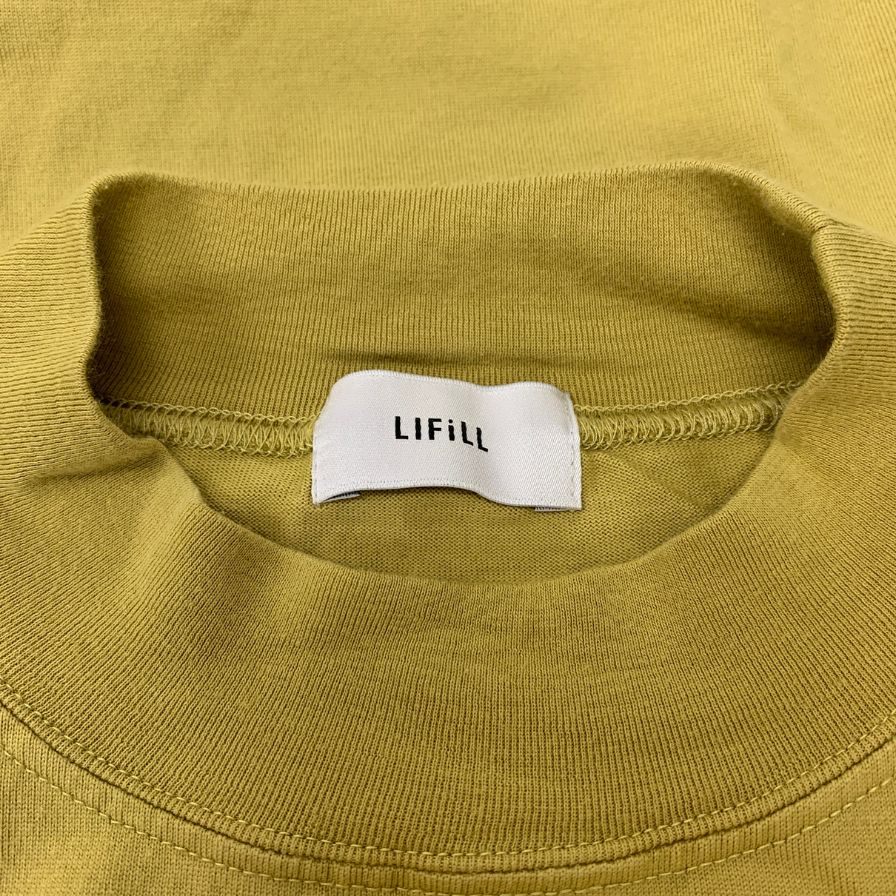 中古◆リフィル モックネックシャツ ロングTシャツ  イエロー レディース  サイズ4 LIFILL 【AFB16】