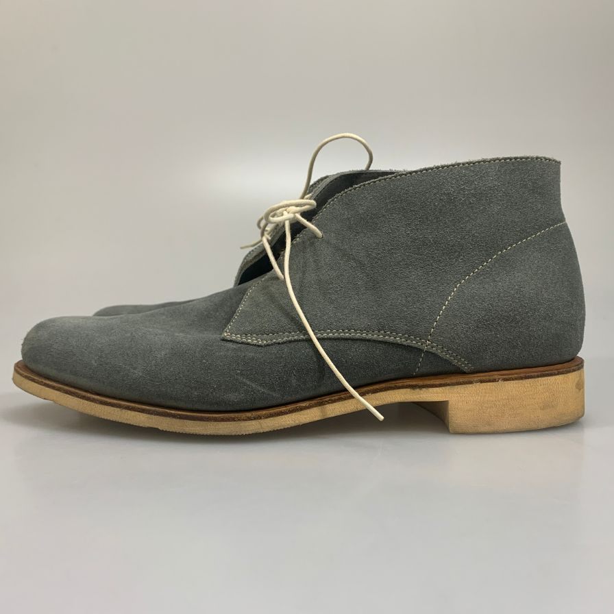 パラブーツ レザシューズ チャッカブーツ スエード メンズ UK6 ブルー系 Paraboot 約24.5cm【AFC41】